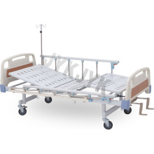 Cama de hospital manual com duas funções